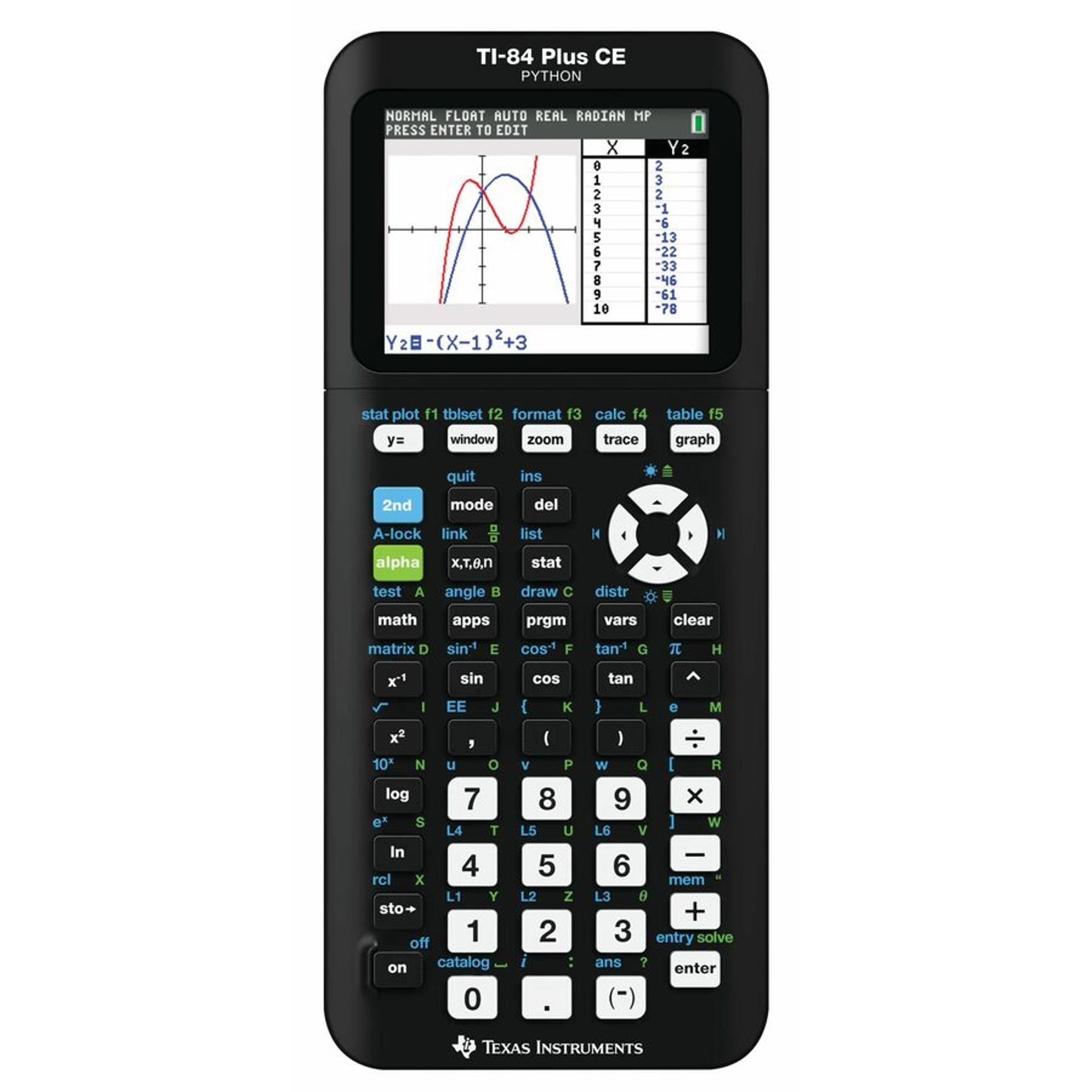 image of: CALCULATOR - TI 84 PLUS CE GRAPHING PYTHON BLACK