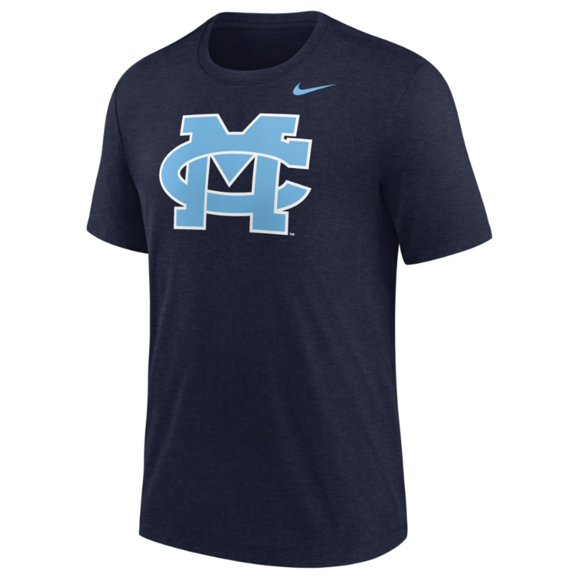 Product image 1 of 1 for MC SS NIKE TRIBLEND TEE NAVY HTH