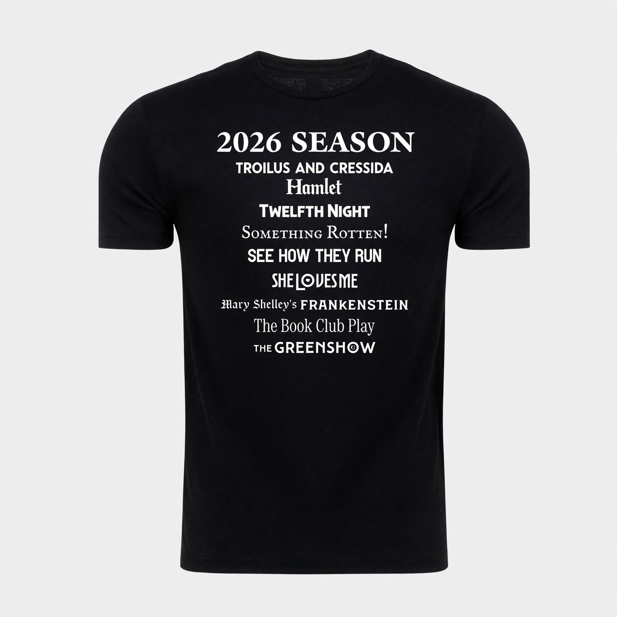 Product image 1 of 2 for Utah Shakespeare Festival 2026 Season Play Shirt