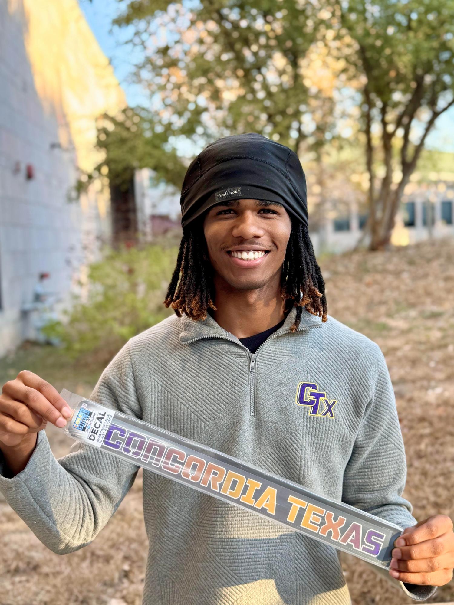 image of: Concordia Texas Outside Strip Decal