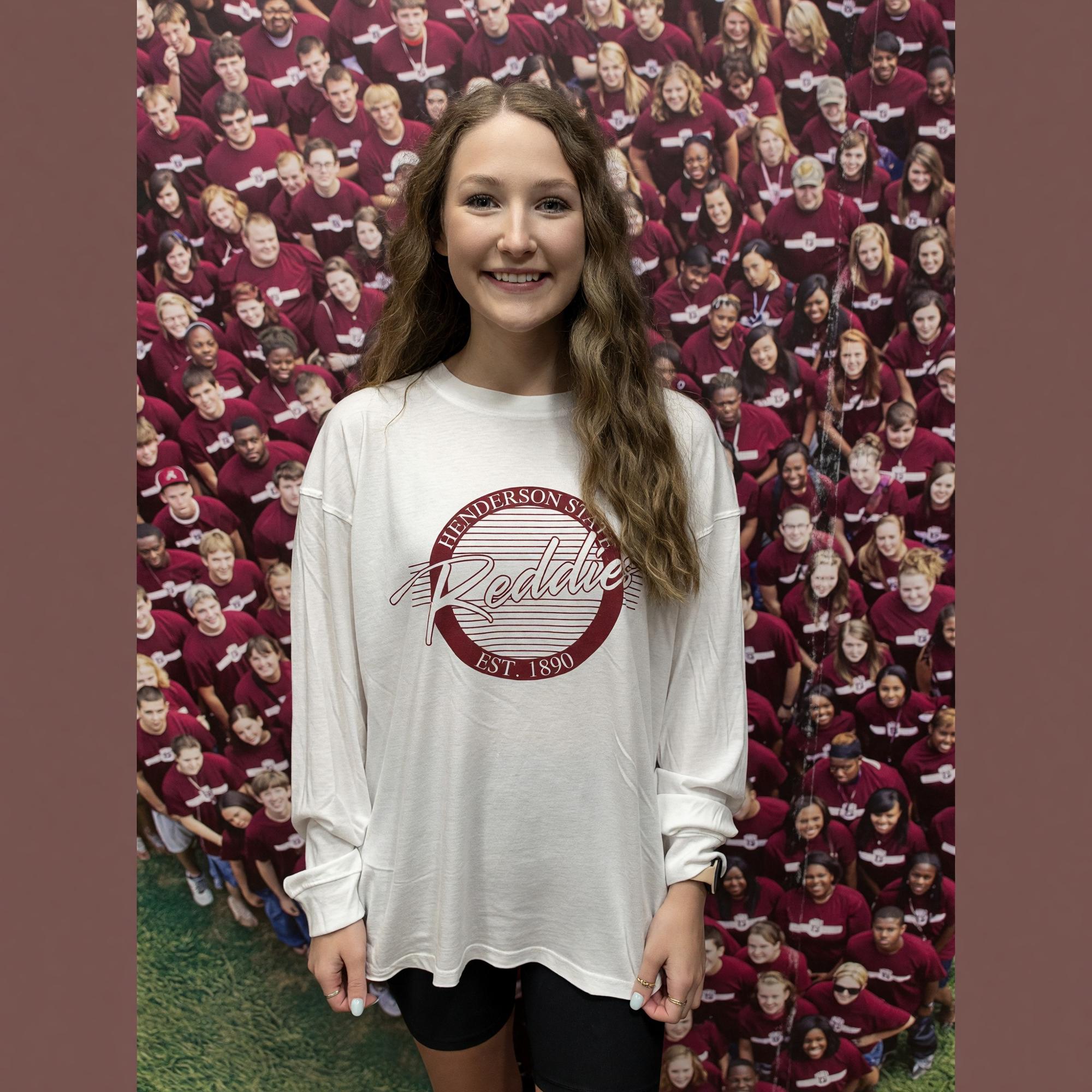 Product image 1 of 1 for * FINAL SALE * Henderson State Reddies Circle Timeless Long Sleeve