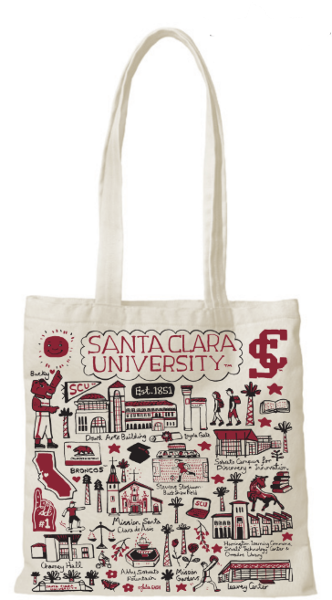 Santa Clara University Julia Gash Canvas Tote; $24.98