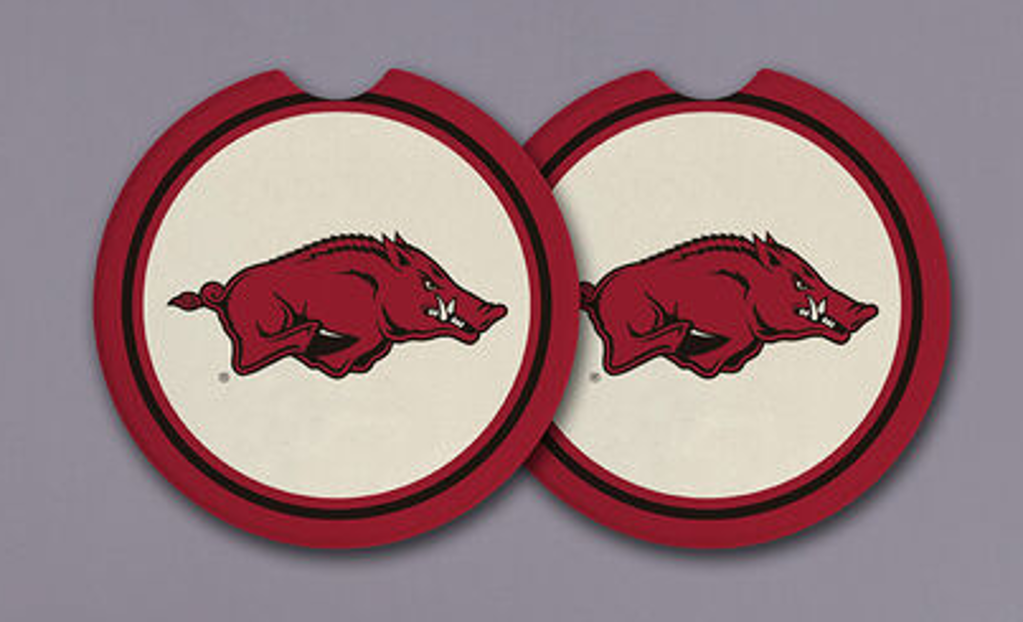 image of: Arkansas Razorbacks Running Hog Car Coasters