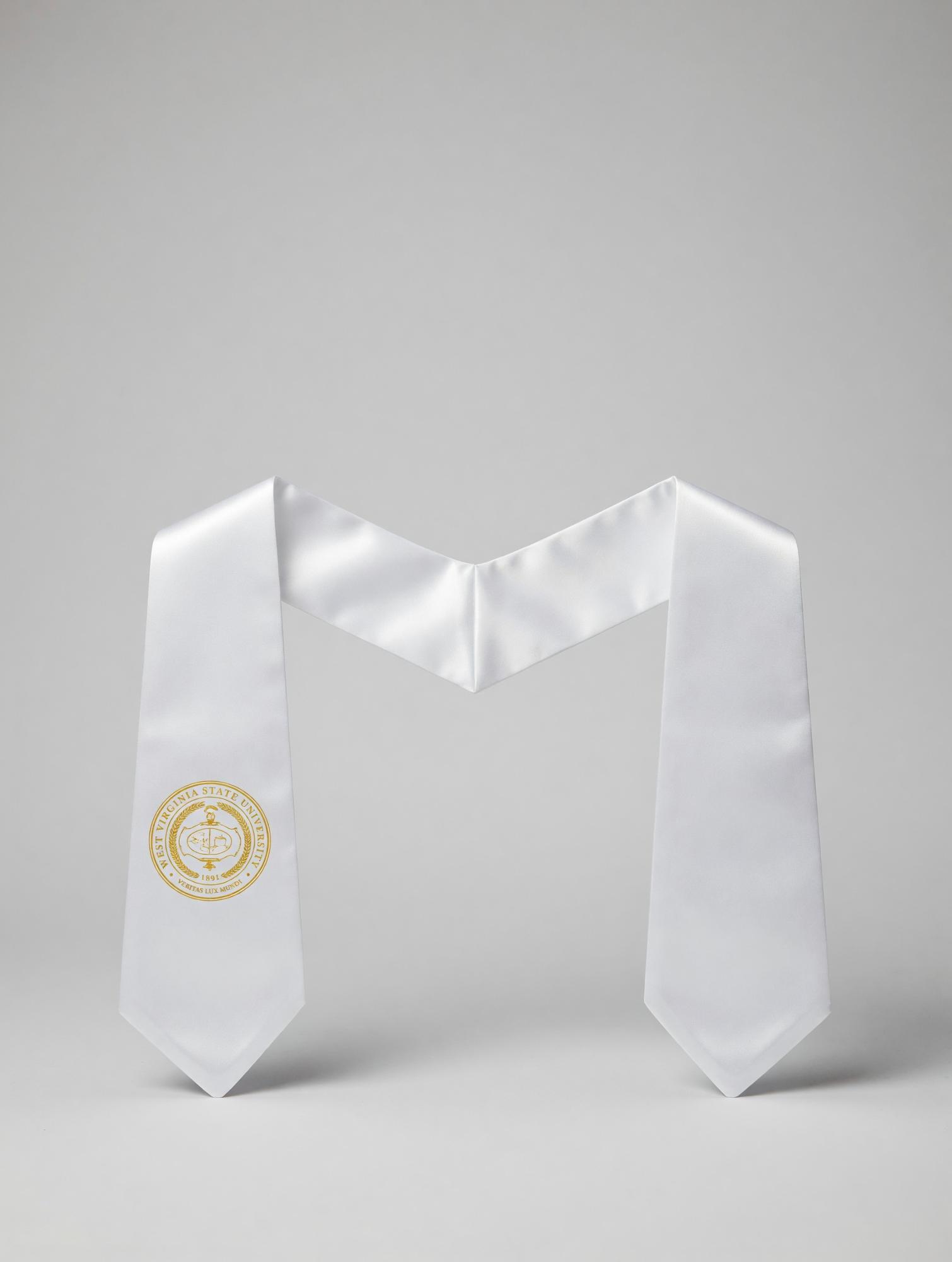 Product image 1 of 1 for STOLE - WHITE W/ SEAL