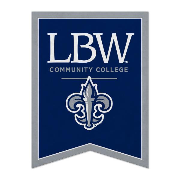 LBW 18"x24" BANNER DOVETAIL MASCOT; $24.99