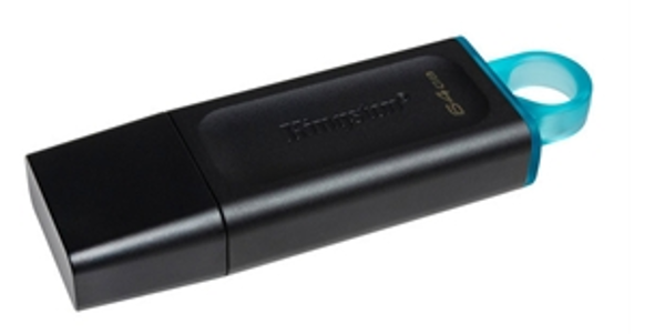 Kingston Flash Drive 64GB USB3; $6.99