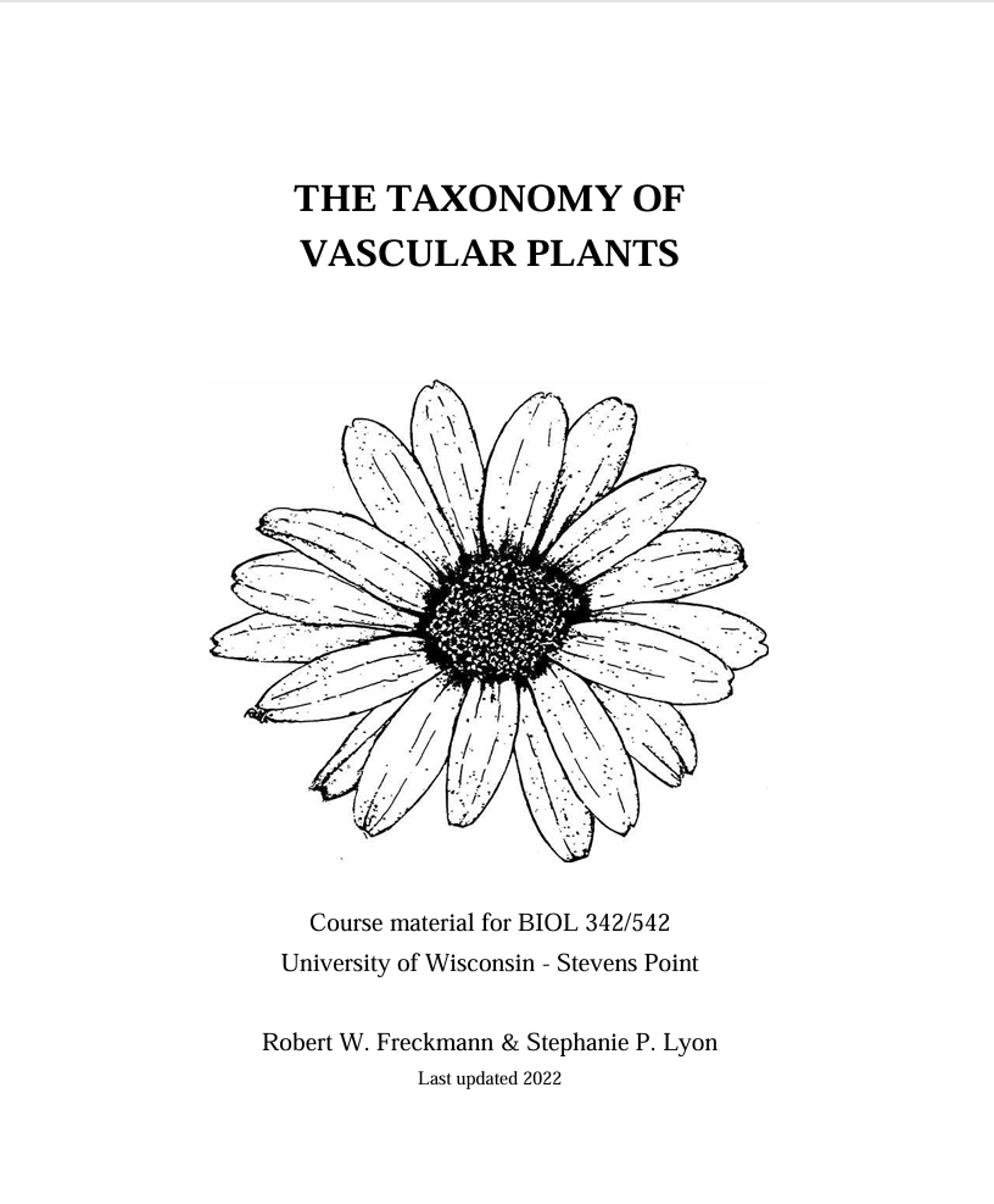 Cover image for BIOL 342/542 LAB MANUAL