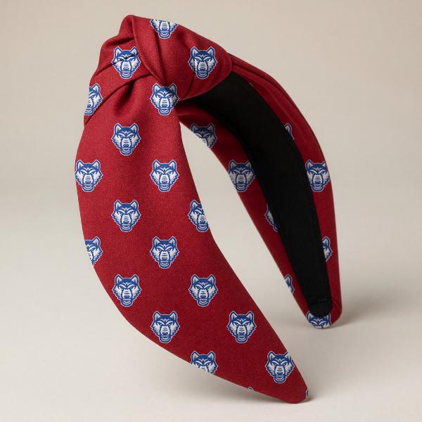 WOLF LOGO LUXE HEADBAND; $19.99