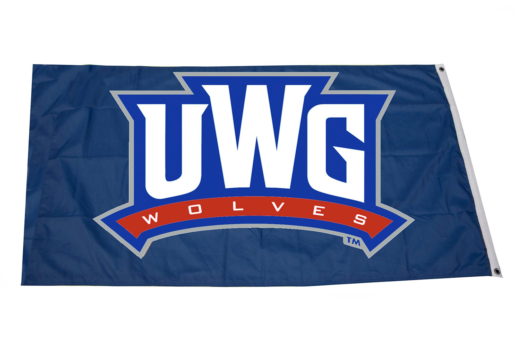 image of: UWG ATHLETICS LOGO FLAG
