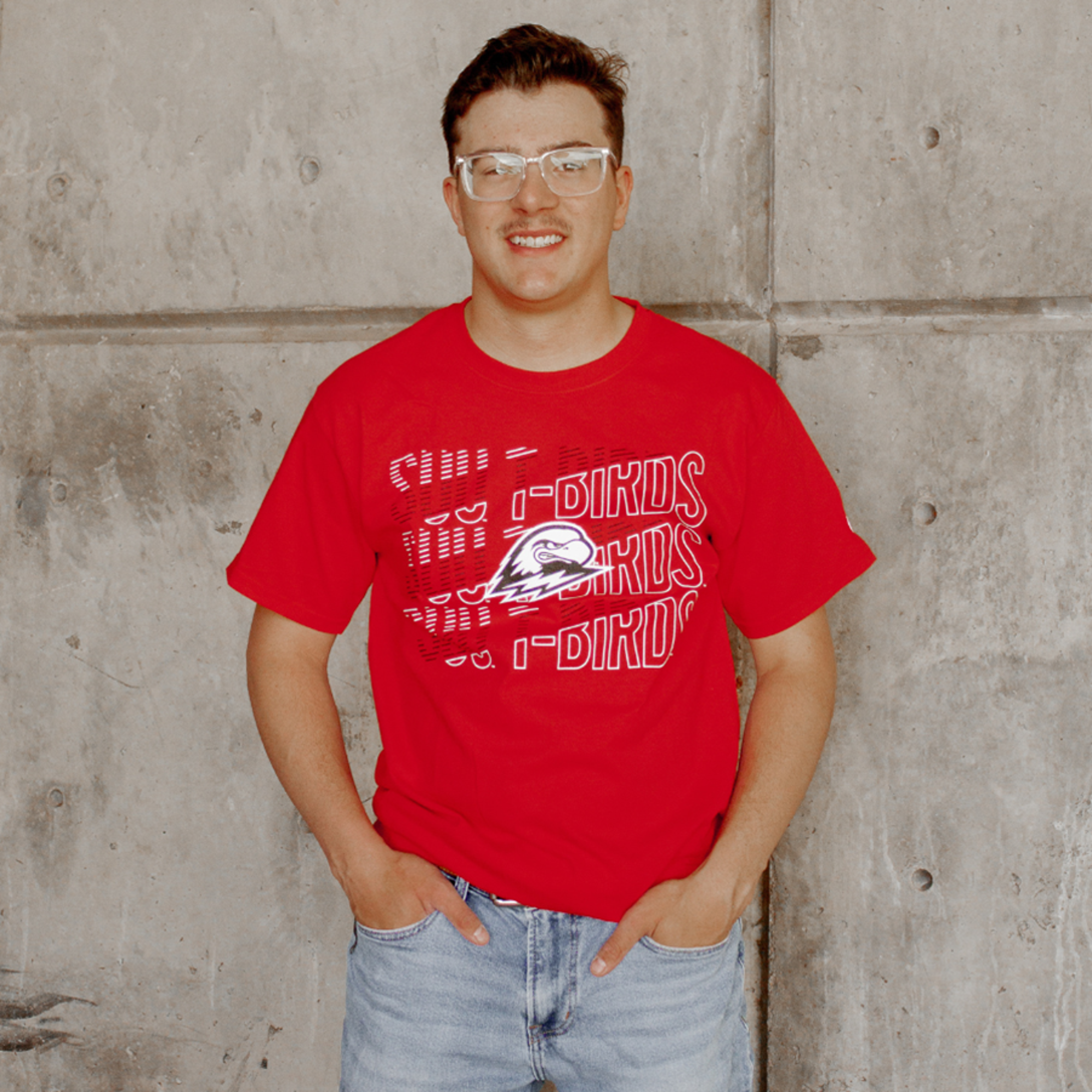 image of: Champion SUU T-Birds Red Tee