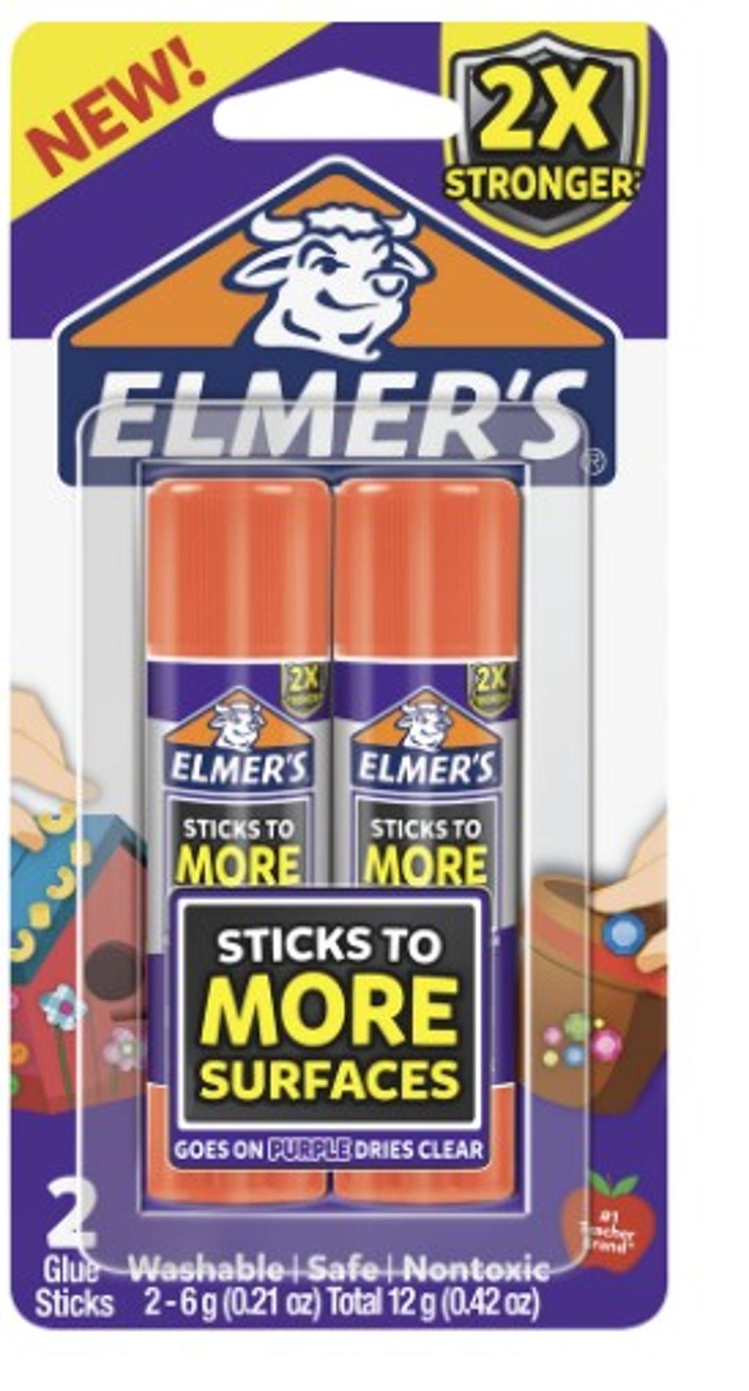 Product image 1 of 1 for ELMERS GLUE STICKS PURPLE 2PK