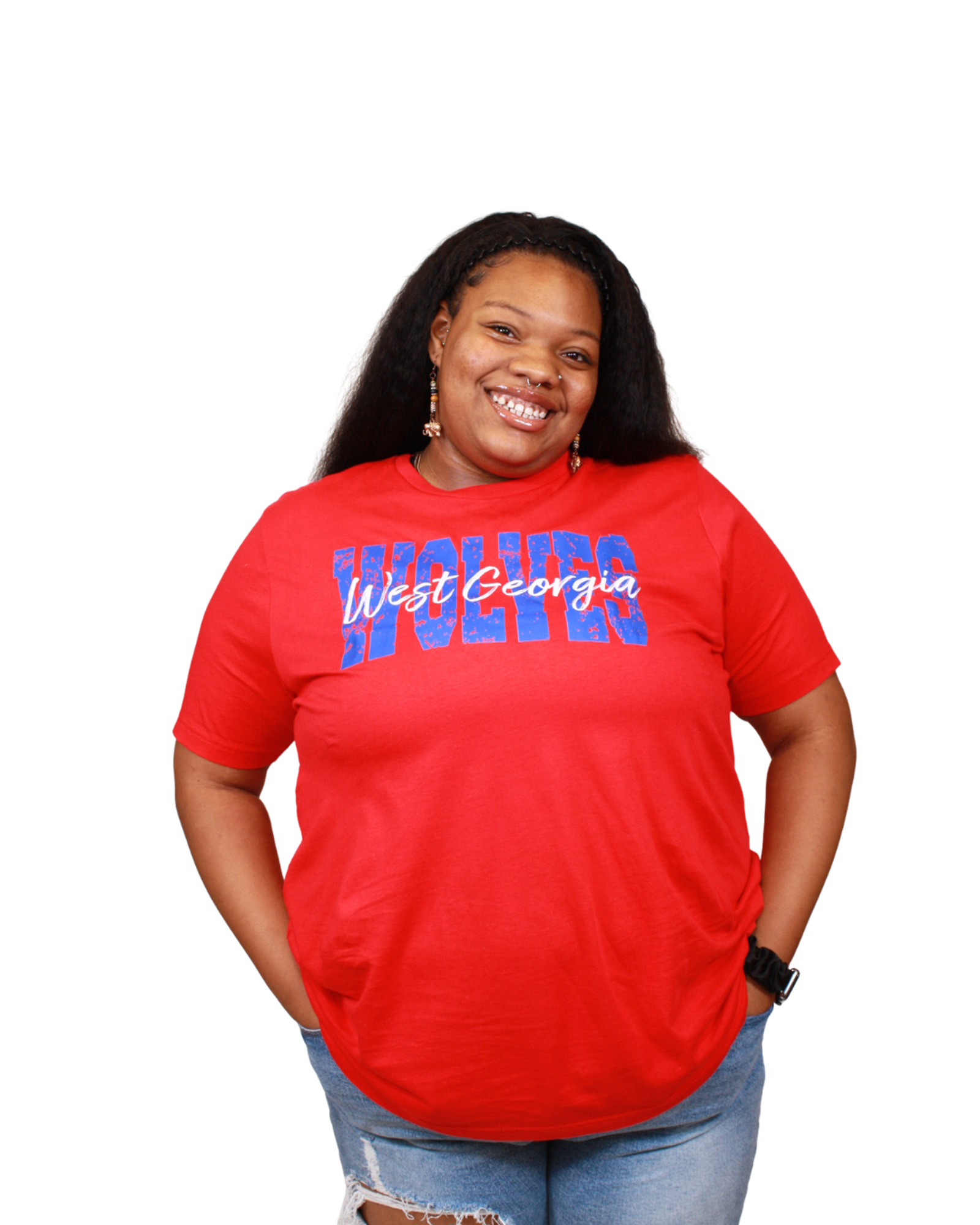 Product image 1 of 2 for SCRIPT DISTRESSED SPIRIT WEAR TEE