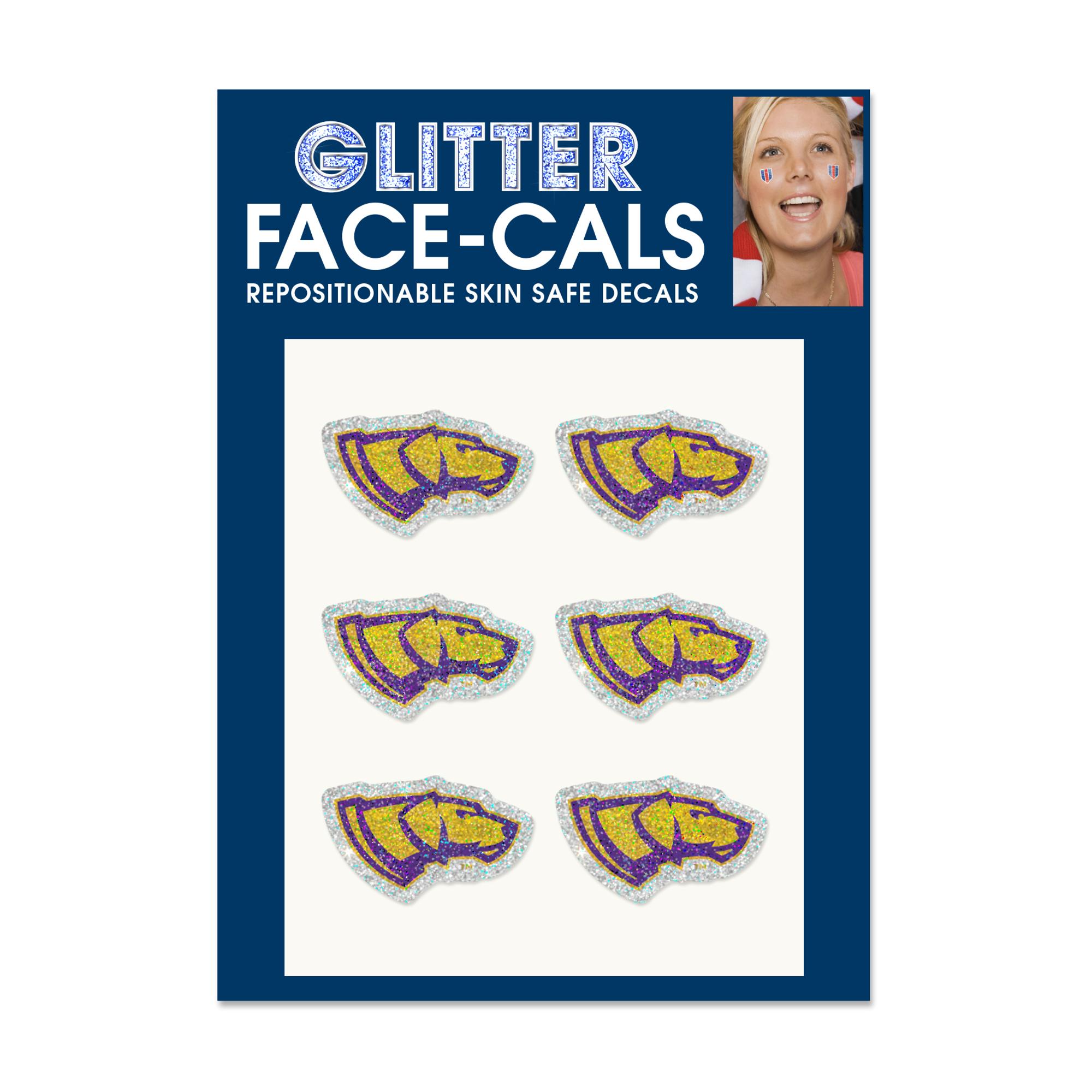 Product image 1 of 1 for UWSP Glitter Face Tattoo