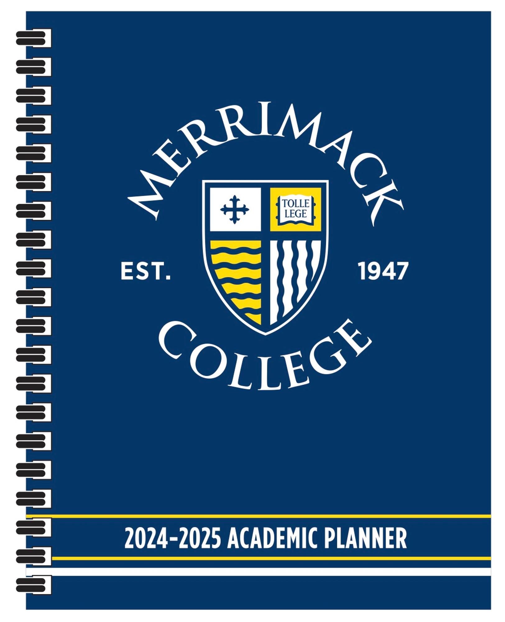 image of: Merrimack College 2024-2025 Academic Planner, 7"x9"