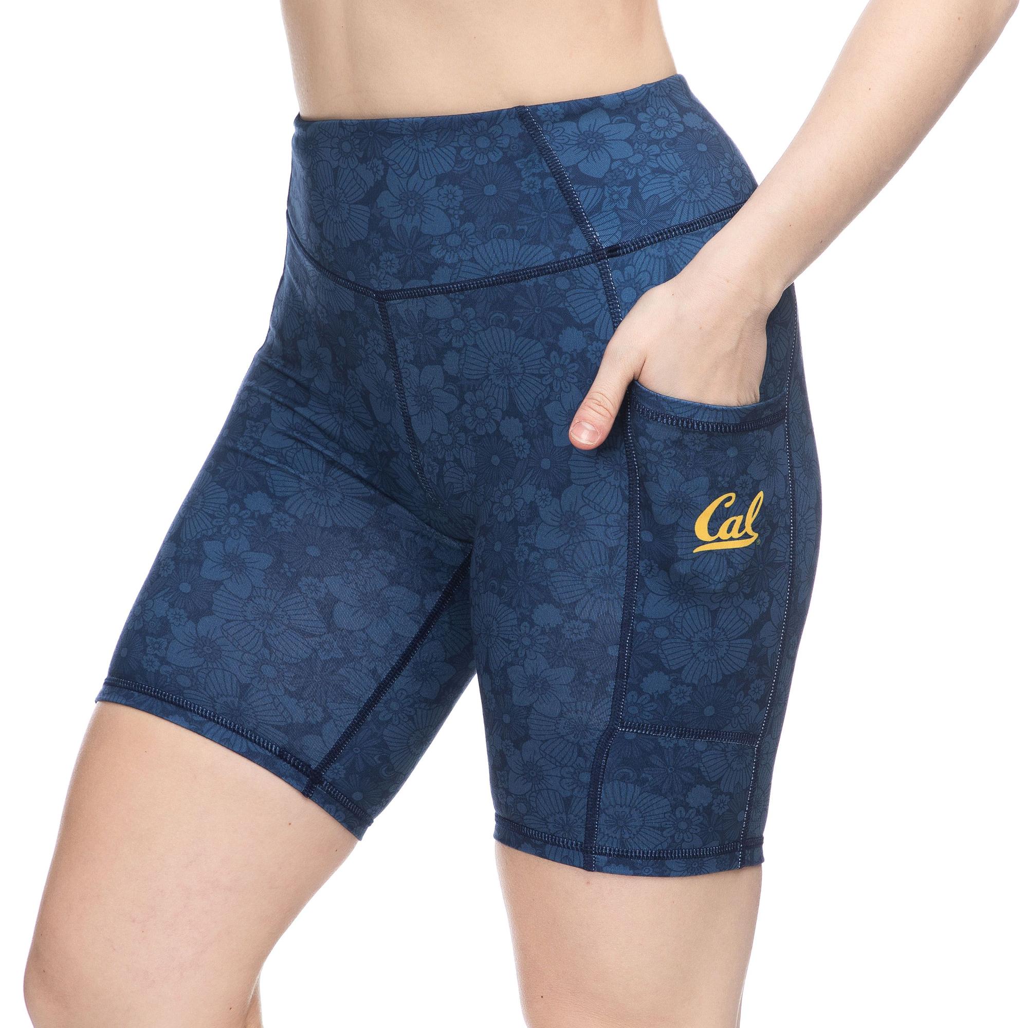 Product image 1 of 1 for Women's Floral Bike Shorts Cal Logo