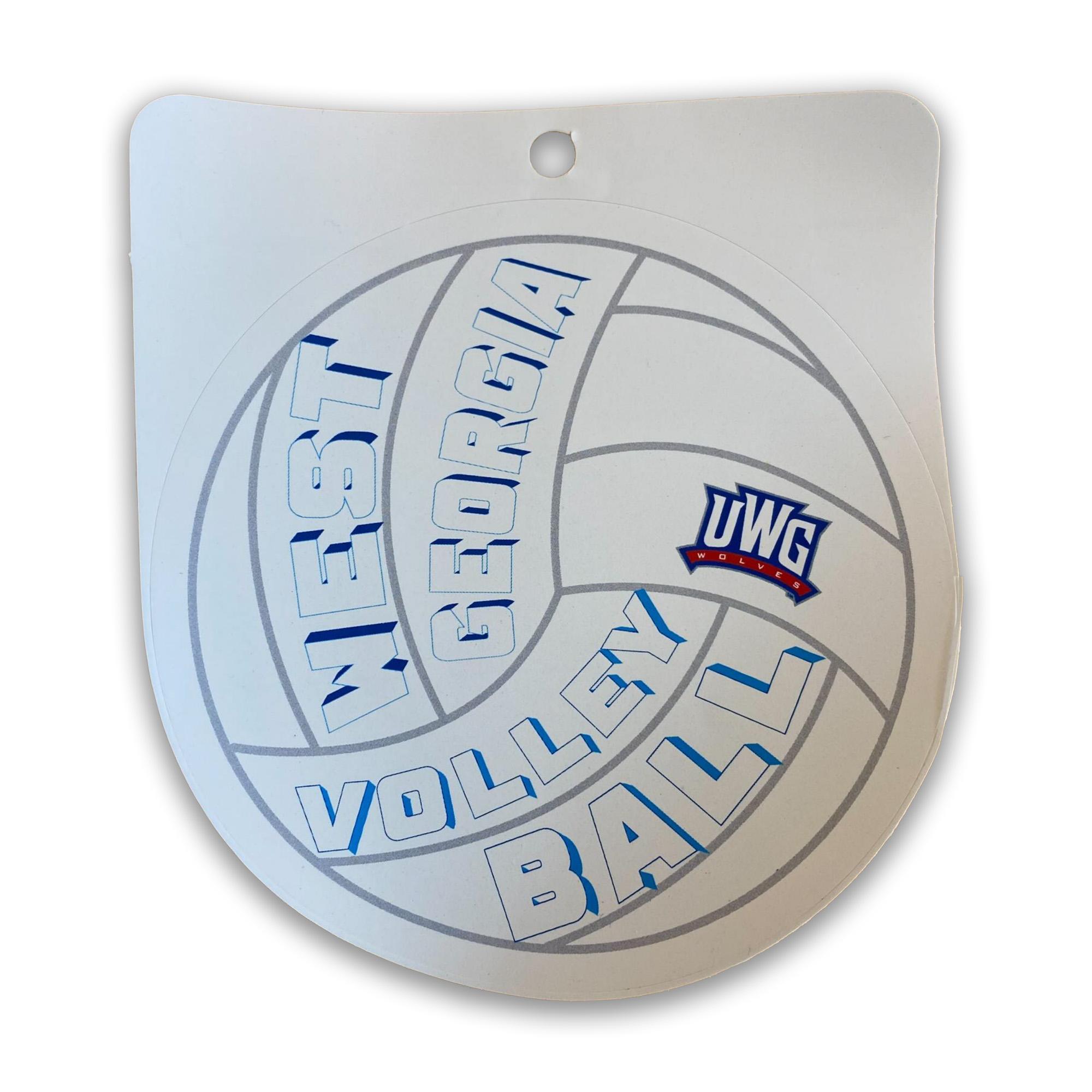 image of: UWG VOLLEYBALL ATHLETICS STICKER