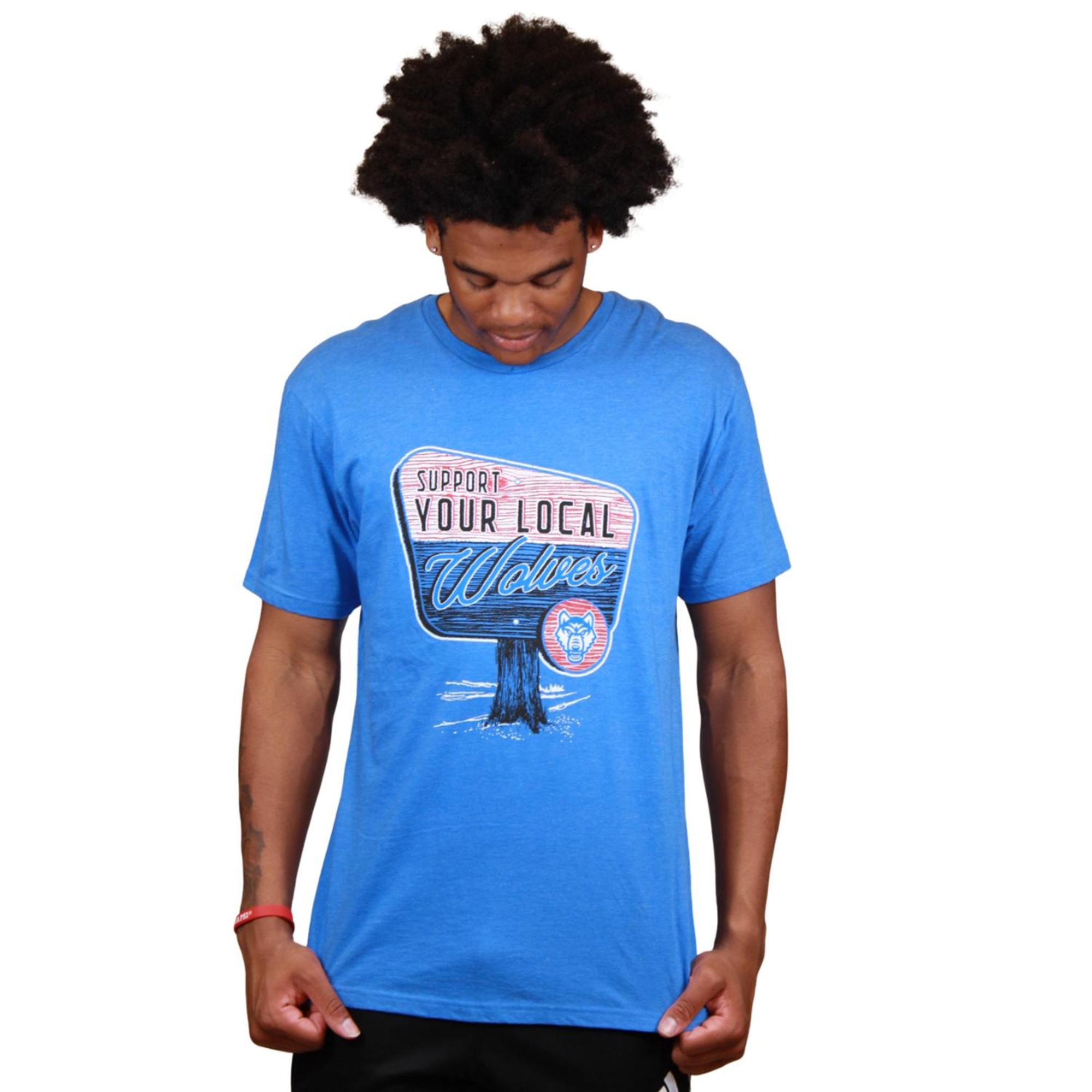 Product image 7 of 8 for SUPPORT YOUR LOCAL WOLVES WOLF LOGO T-SHIRT