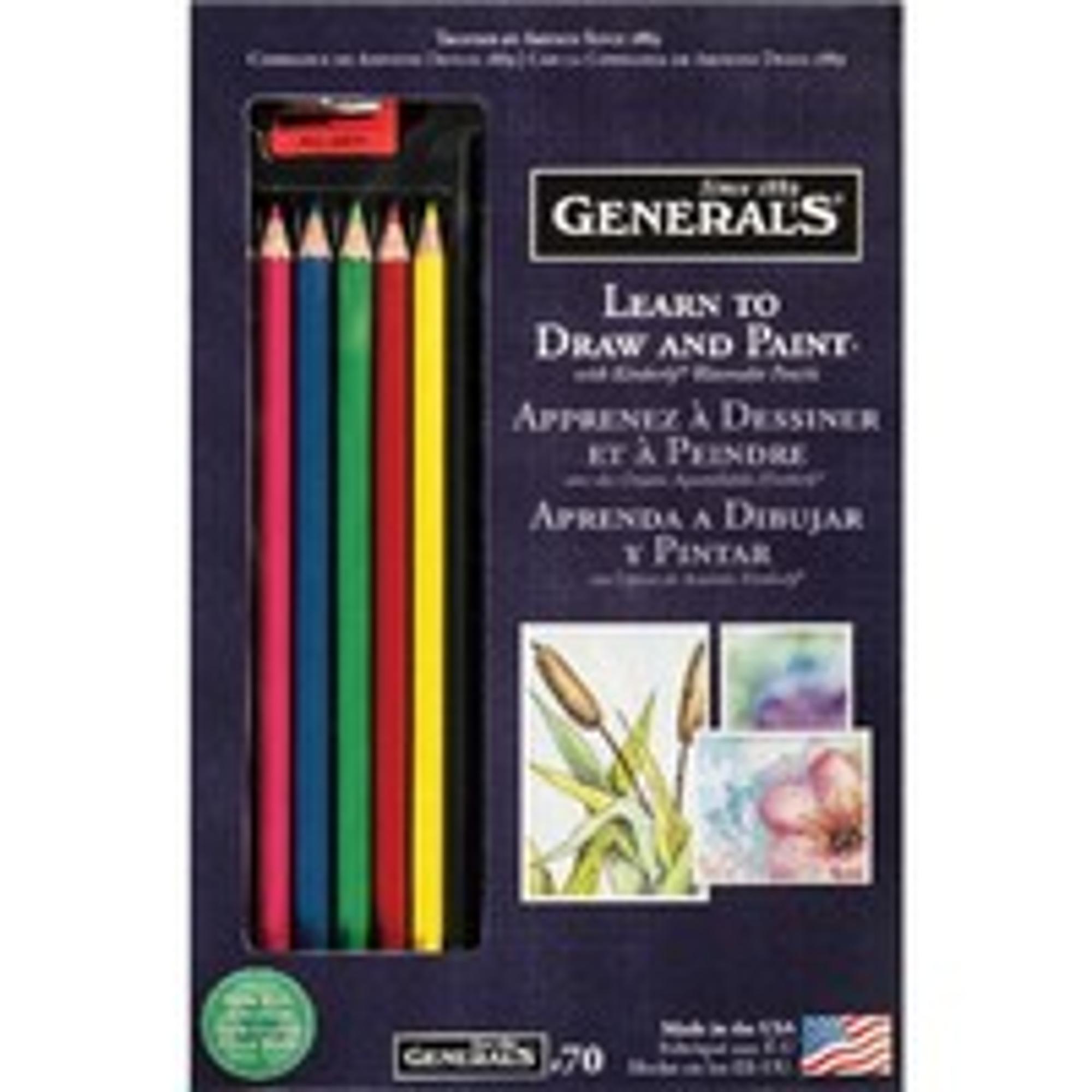 image of: LEARN WATERCOLOR PENCIL GENERALS #70