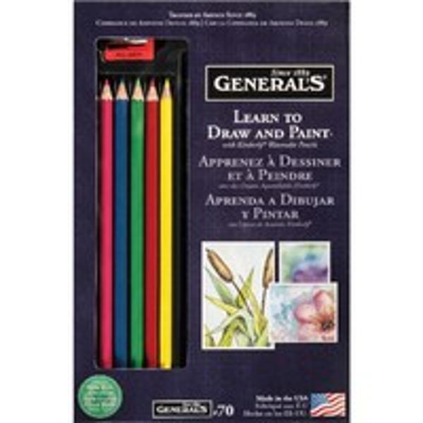 LEARN WATERCOLOR PENCIL GENERALS #70; $18.99