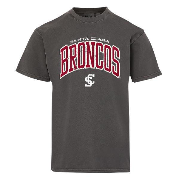Santa Clara Broncos Coastal Color Short Sleeve Tee, Black Caviar; $29.98