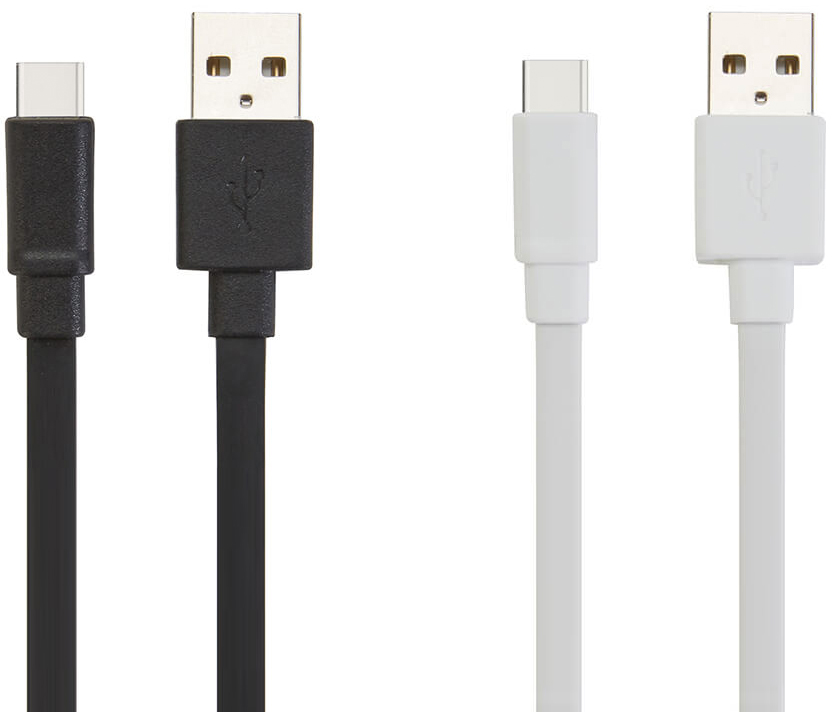 image of: Charge MAXX Charging Cable - Black-White - USB-C