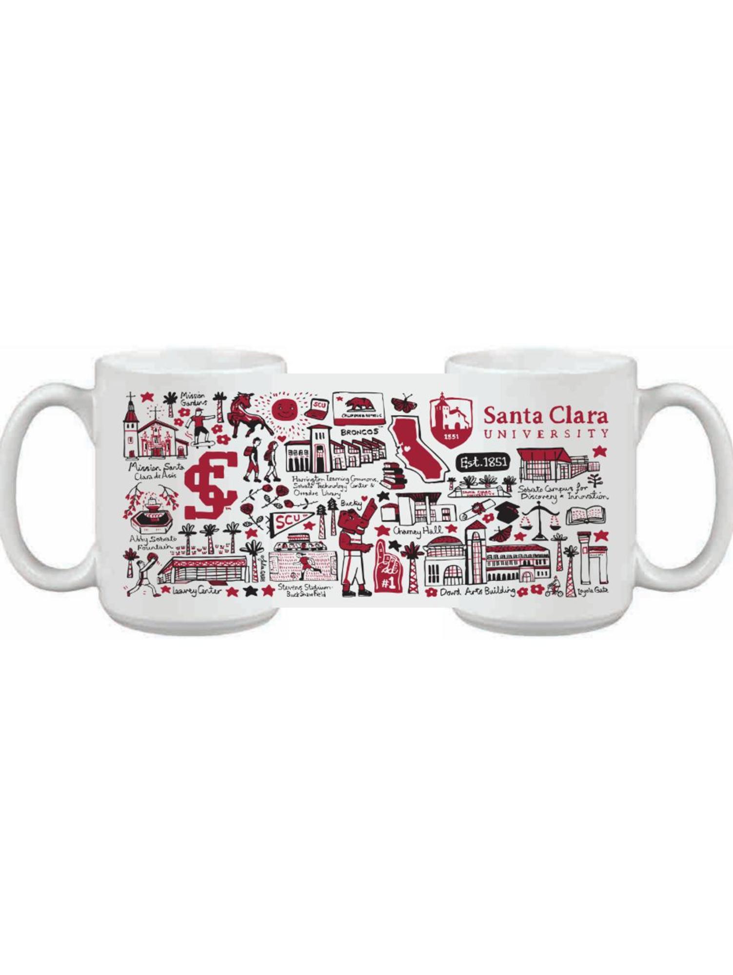 Product image 1 of 1 for Santa Clara University Julia Gash 15oz Grande Mug, White