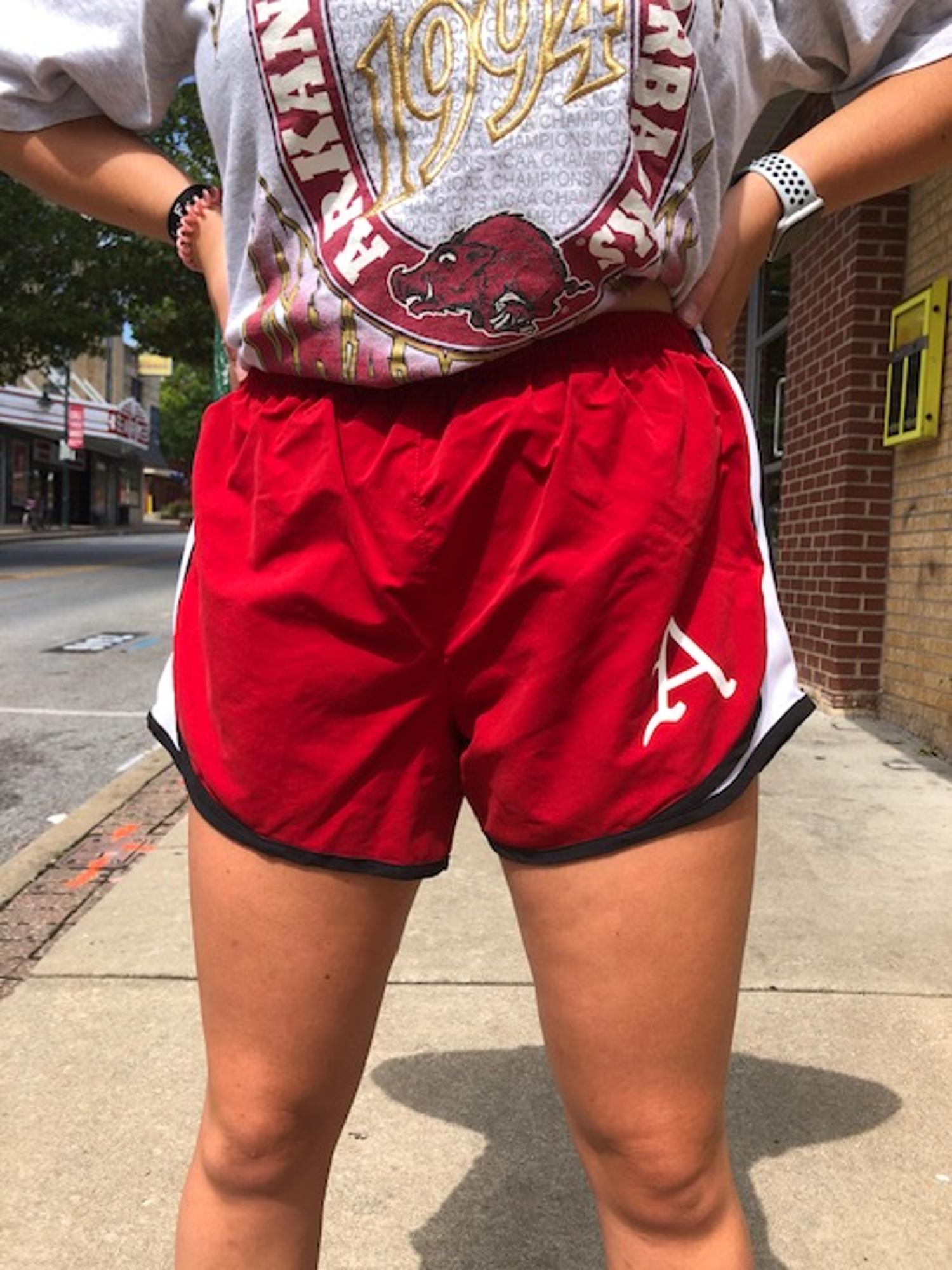 image of: Arkansas Razorbacks Boxercraft Women's Velocity Short - Red