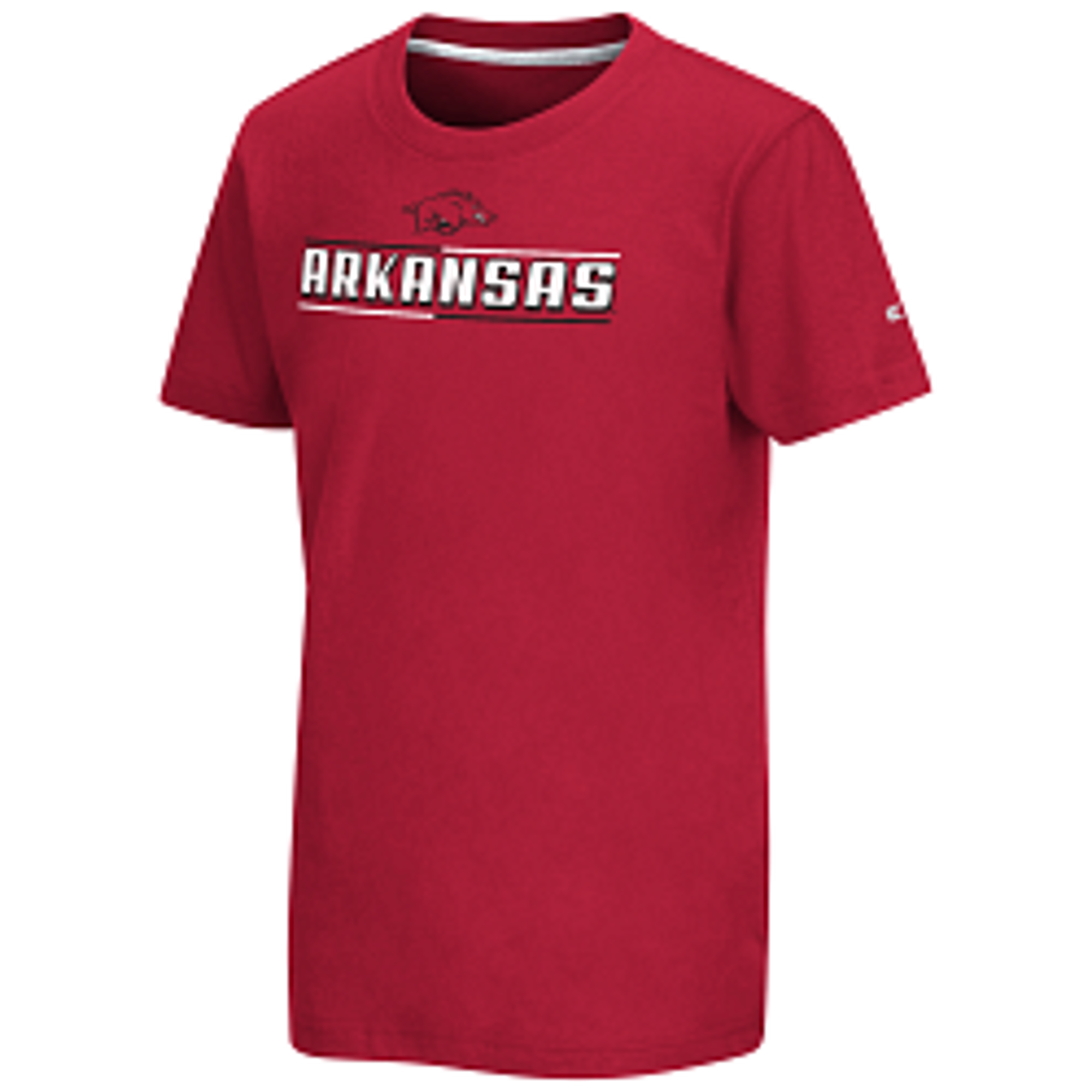 image of: Arkansas Razorbacks Youth Eddie Short Sleeve Tee - Cardinal