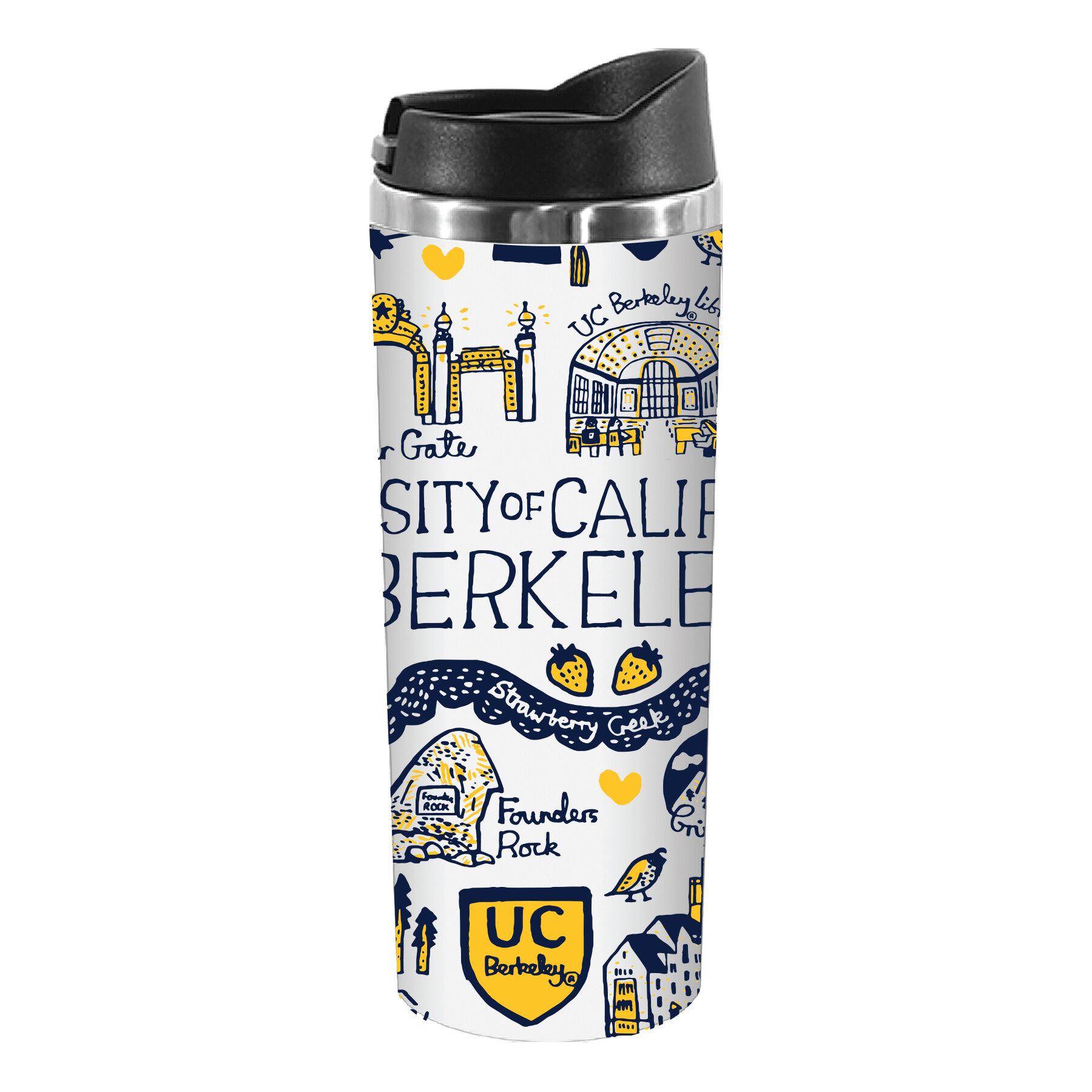 Product image 1 of 1 for Julia Gash University Of California Berkeley Tumbler 14oz