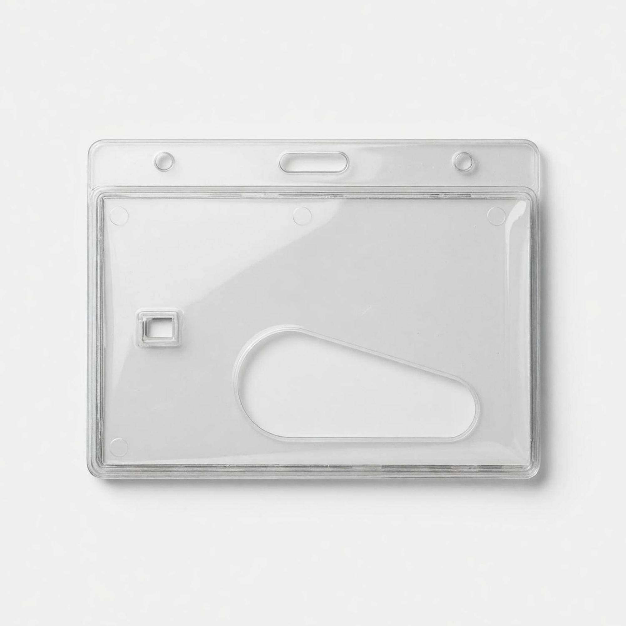Product image 2 of 2 for University of Wisconsin Stevens Point, Horizontal ID Holder, Clear
