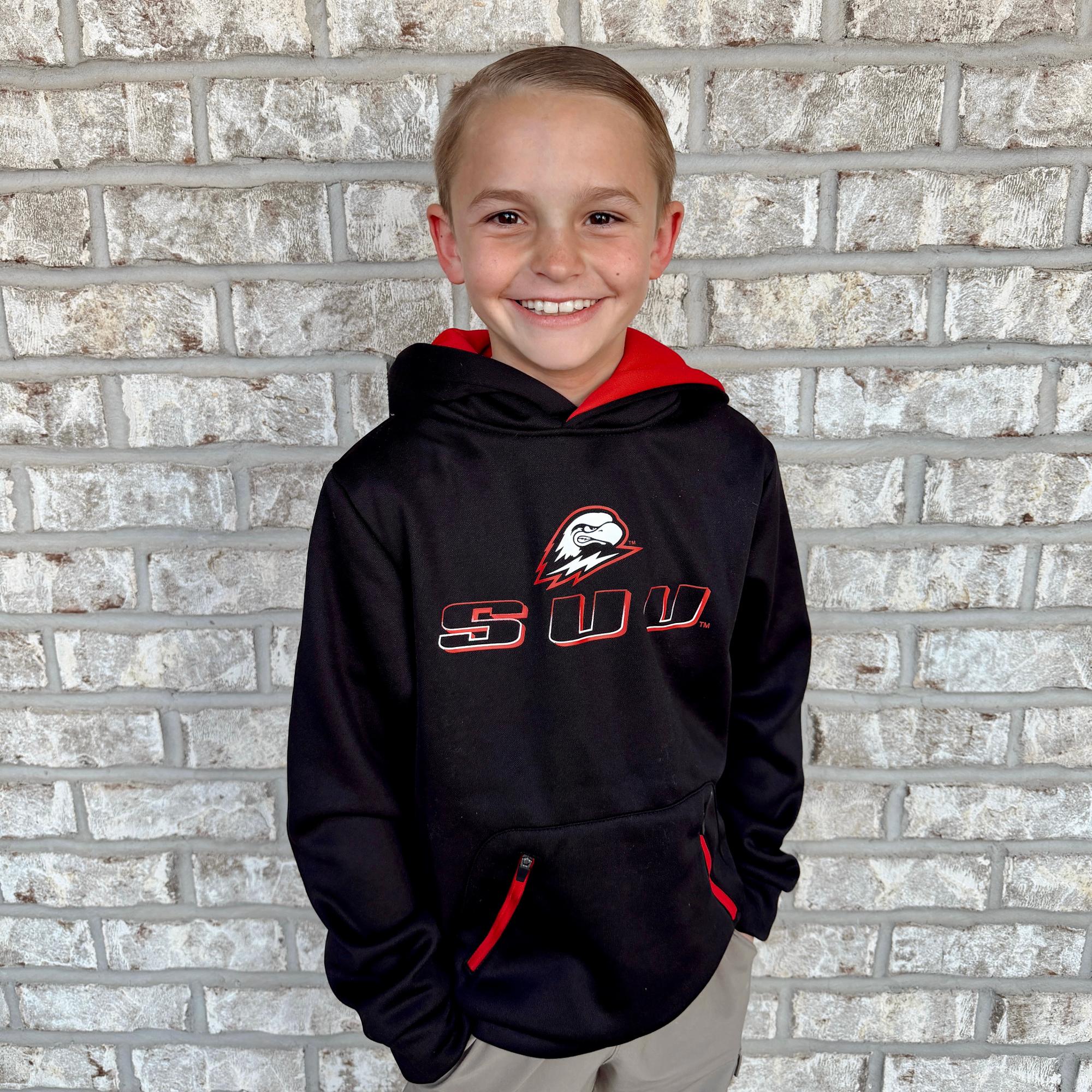 image of: Colosseum Youth Hood Black THOR/SUU