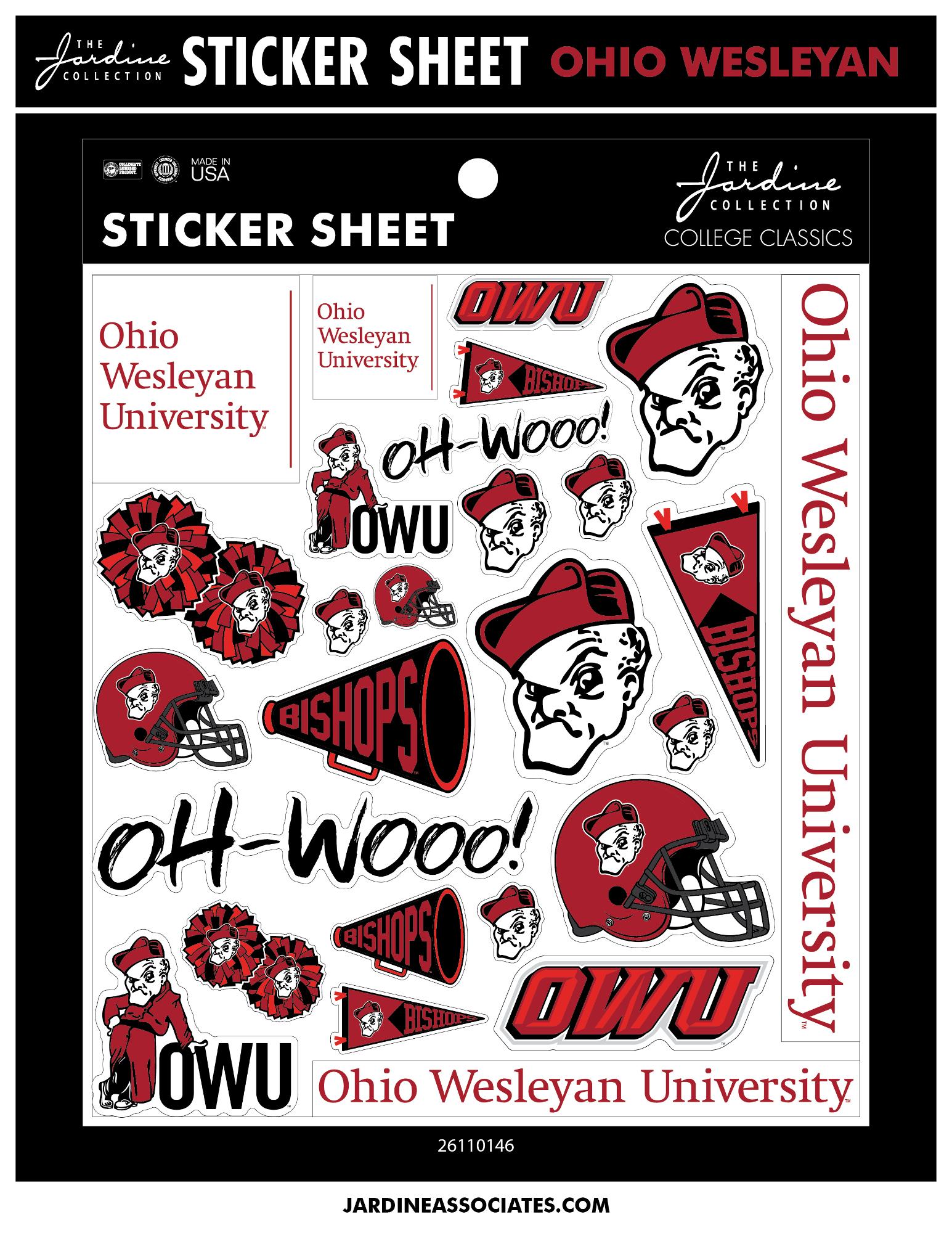 Product image 1 of 1 for Owu Sticker Sheet