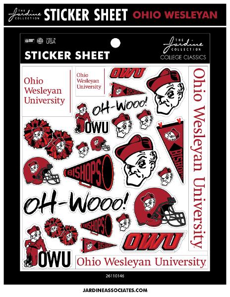 Owu Sticker Sheet; $12.99