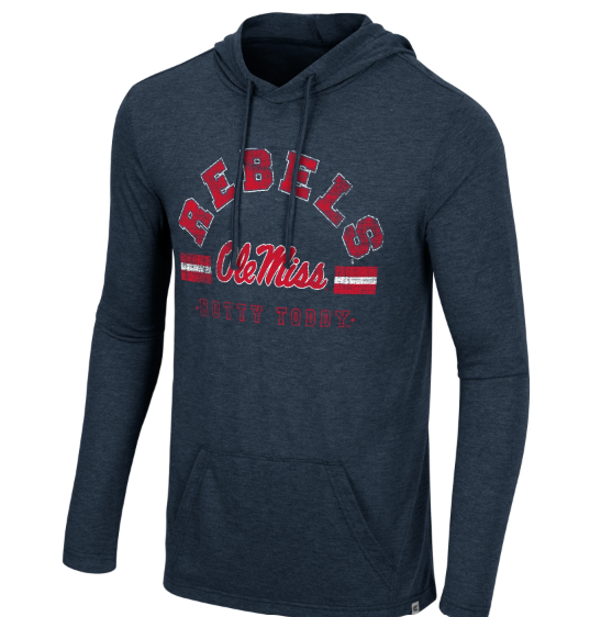 image of: Rebels Ticking Like This Hooded Long Sleeve Tee Navy