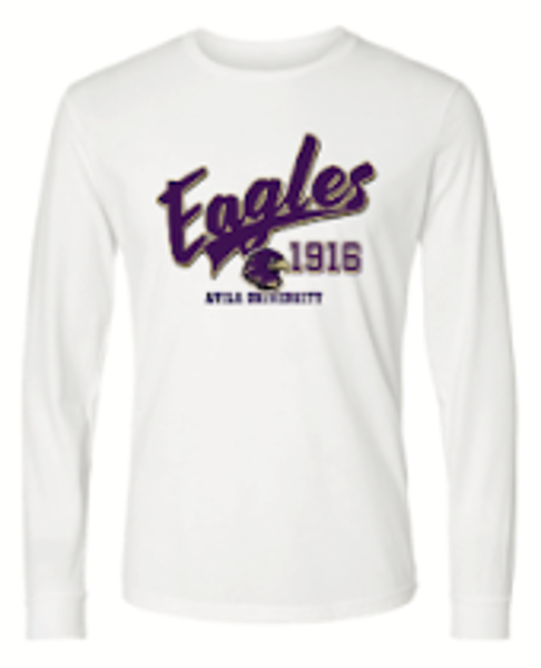AU ls tee eagles baseball tail wht; $34.99