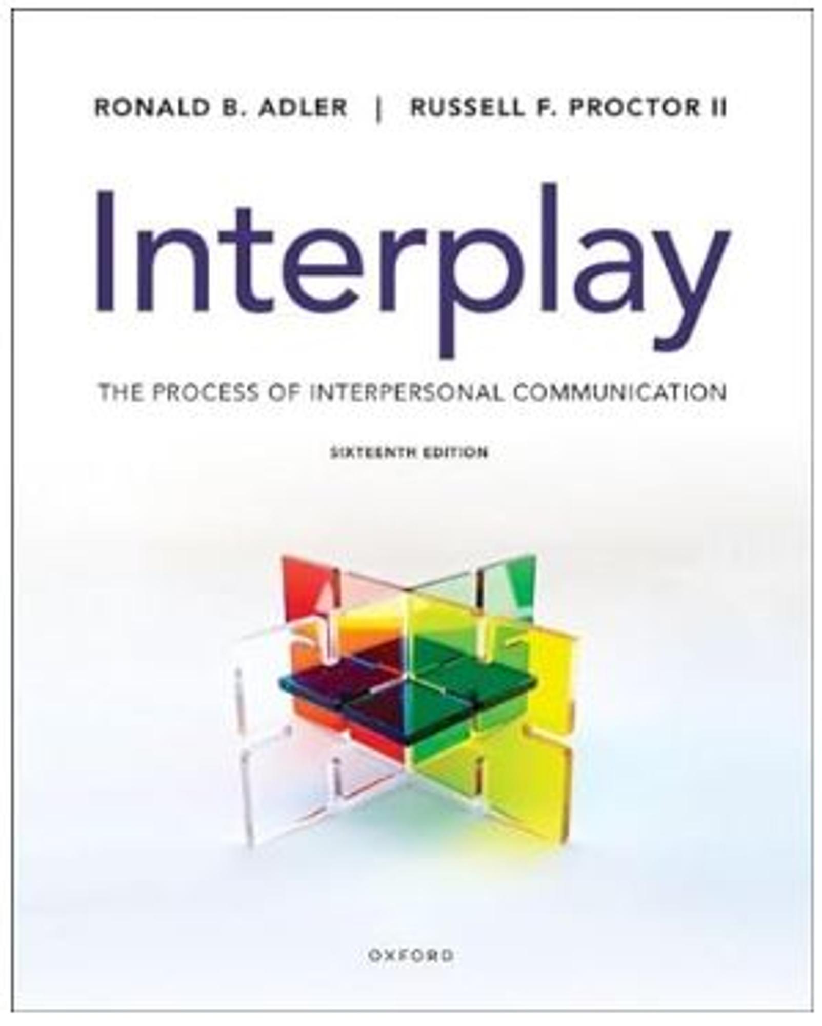 Cover image for INTERPLAY 16th ED