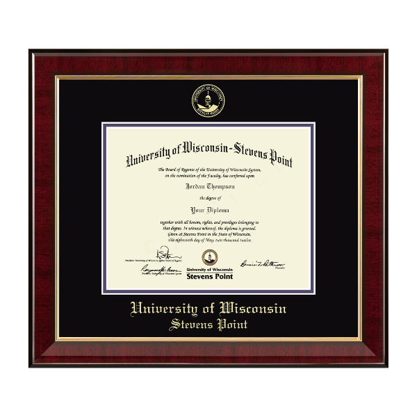 UWSP Gold Embossed Diploma Frame; $151.00
