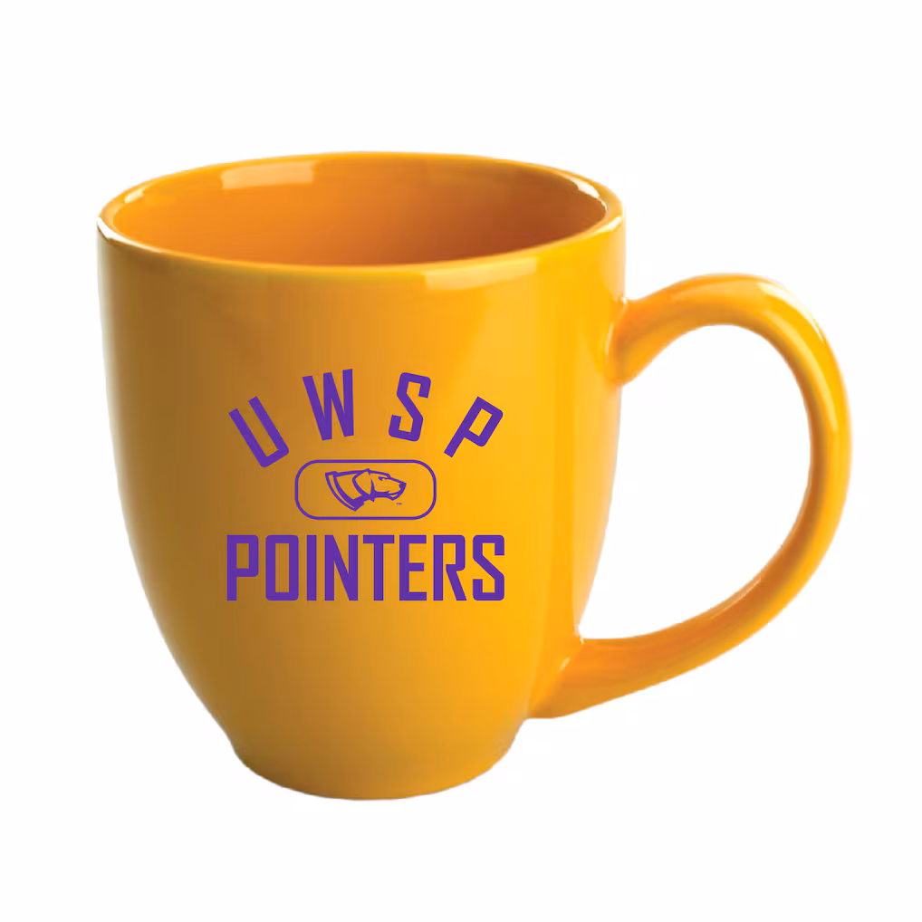 Product image 1 of 1 for University of Wisconsin Stevens Point 16 oz Bistro, Gold