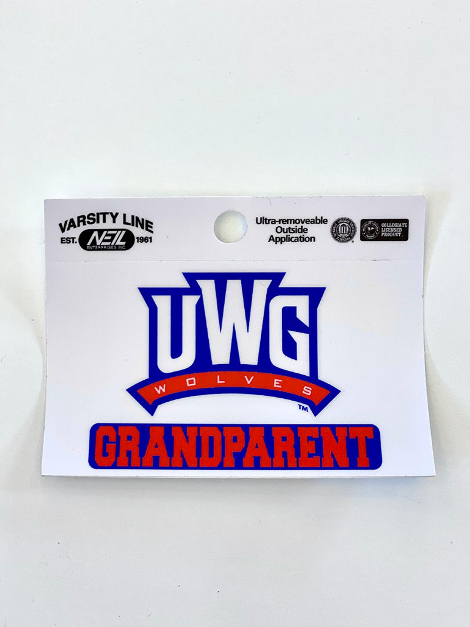 image of: UWG WOLVES - GRANDPARENT DECAL