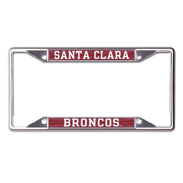 Santa Clara Broncos Metallic License Plate Frame; $32.98