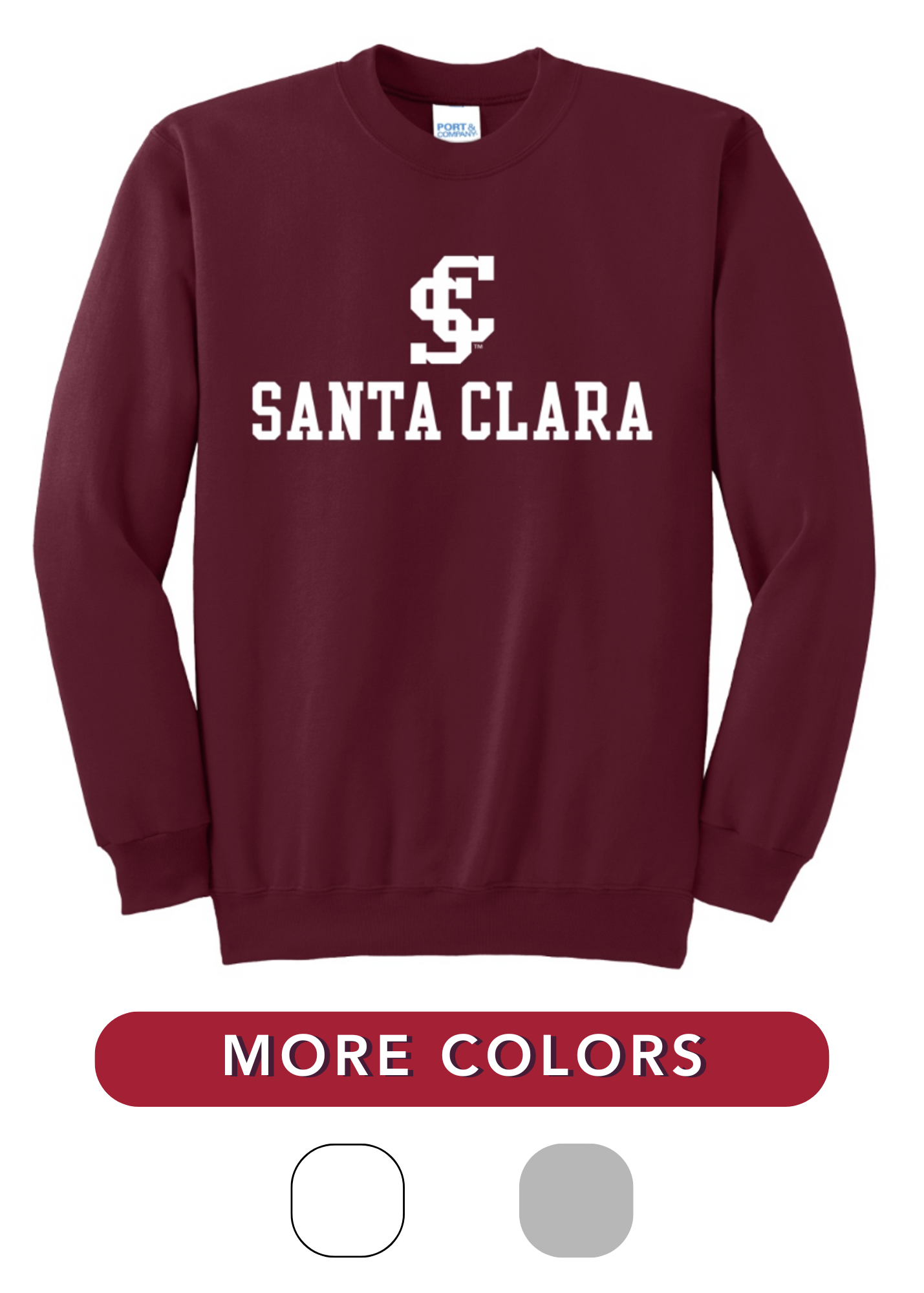image of: Santa Clara Broncos SC Crew Sweatshirt