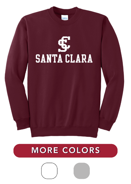 Santa Clara Broncos SC Crew Sweatshirt; $29.98