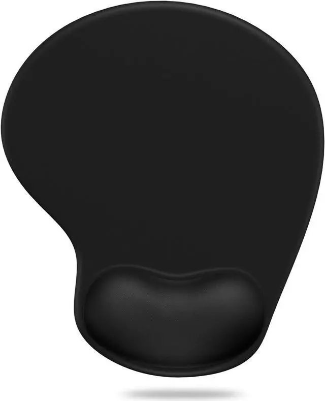 image of: Mouse Pad with Gel Wrist Rest, Black