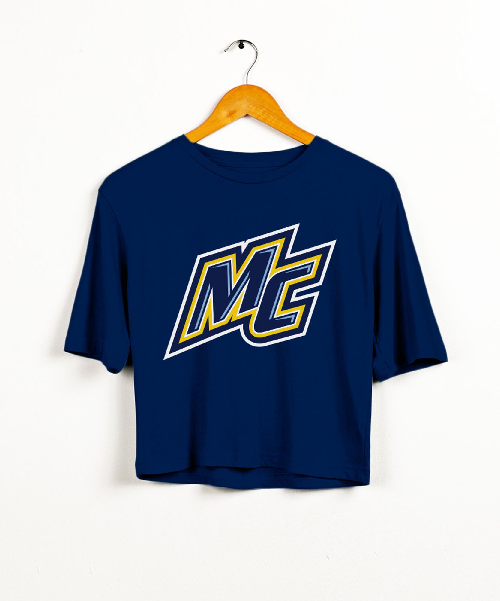 Product image 3 of 3 for Womens MC Navy Crop Tee
