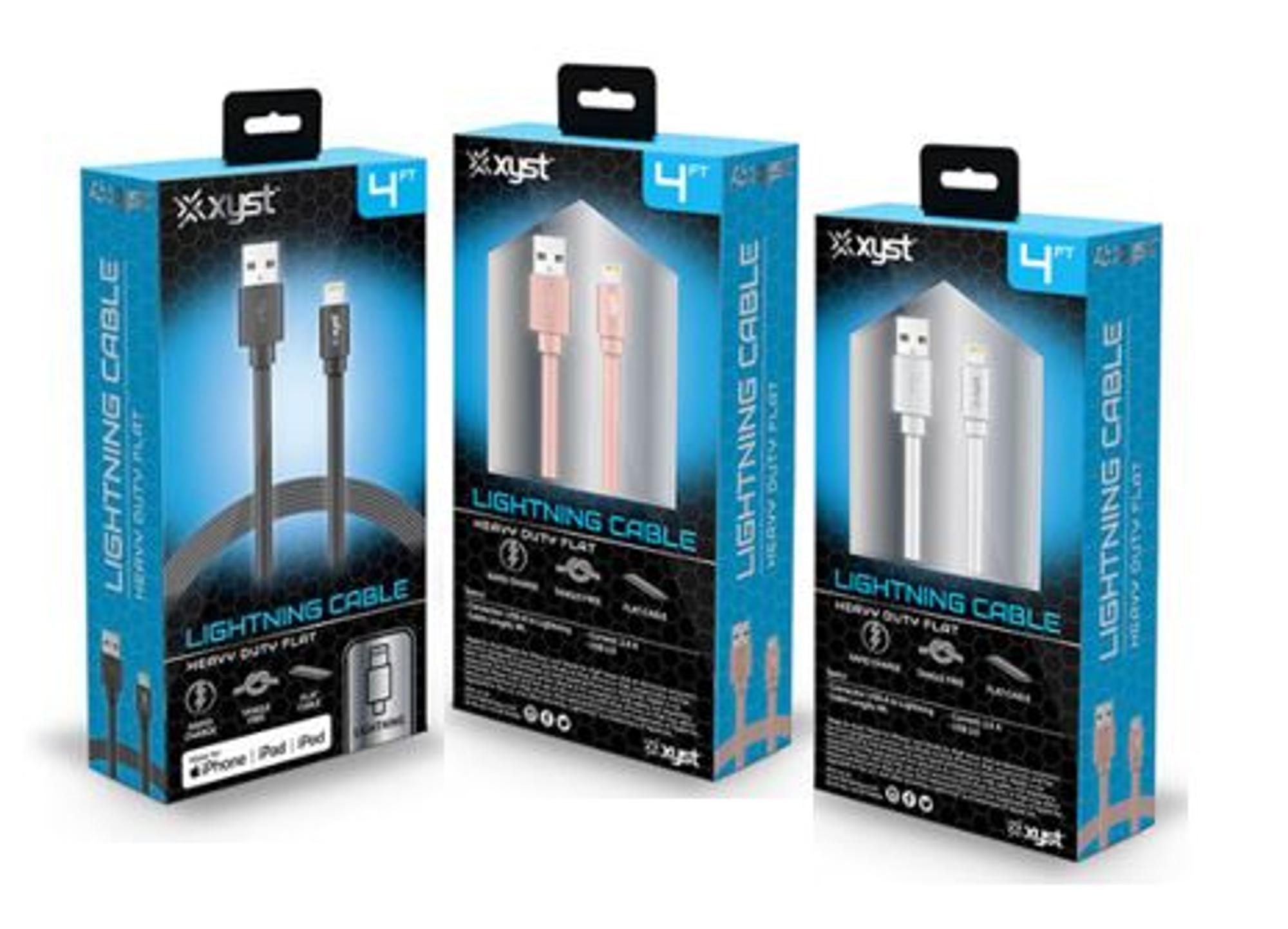 image of: XYST  Lightning Cord for Apple - 4ft