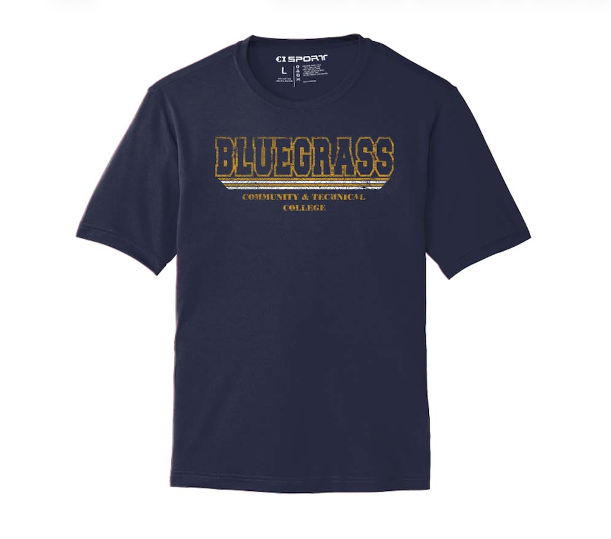 Product image 1 of 1 for KBCTC SS PERF TEE WEAVING NAVY HTH
