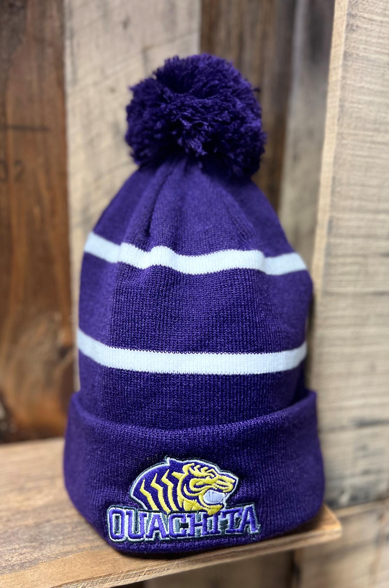 image of: Ouachita Watch Cap Beanie with Pom