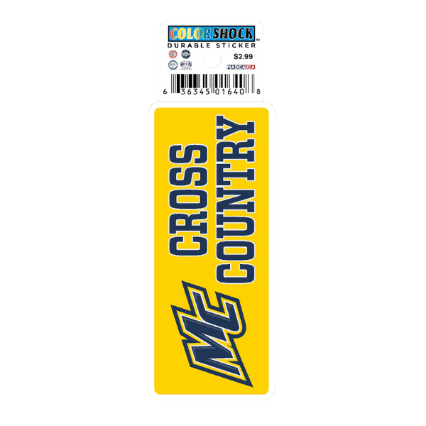 MC Cross Country Textured Stickers; $2.99