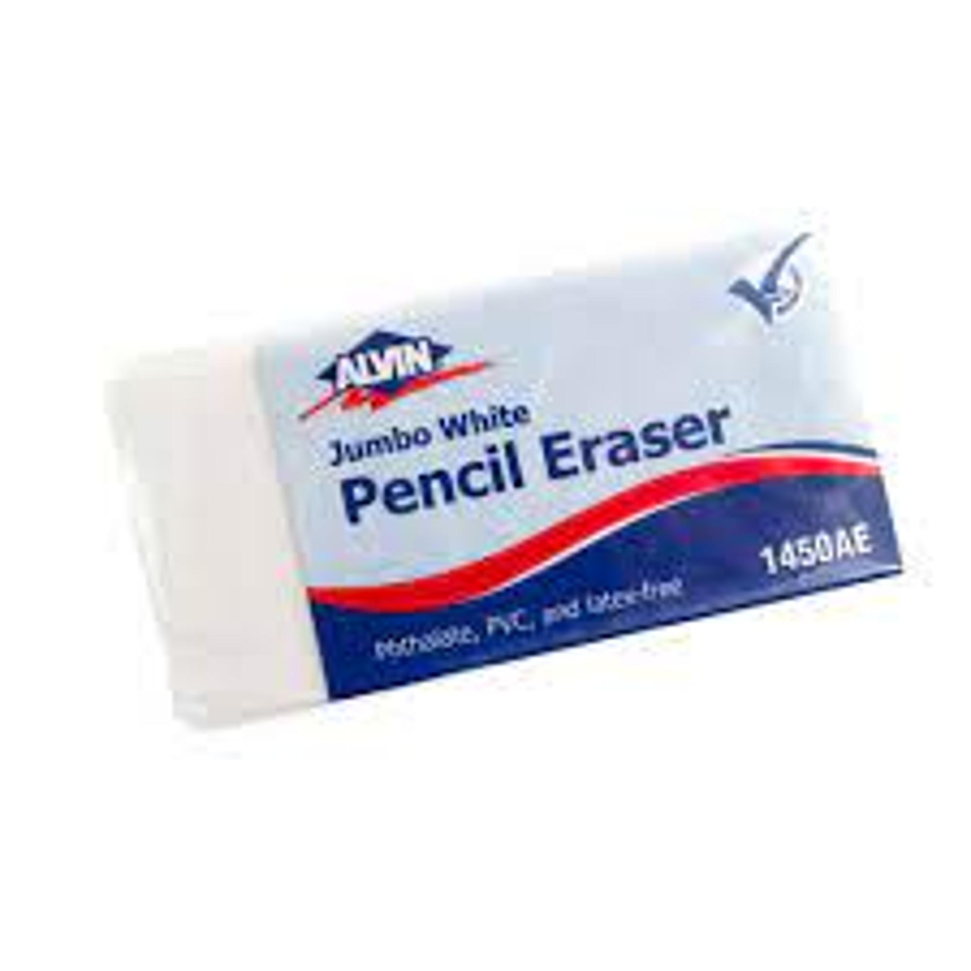 ALVIN JUMBO WHITE VINYL ERASER KVCC Bookstore
