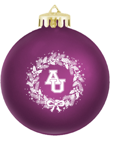 AU RND XMAS ORNAMENT PUR; $8.99